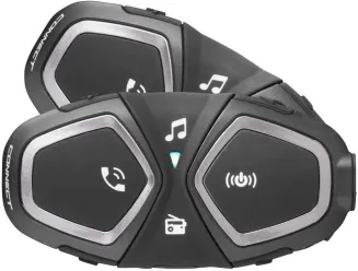 INTERPHONE Connect - Doppelpack - Bluetooth-Kommunikationssystem für Motorräder