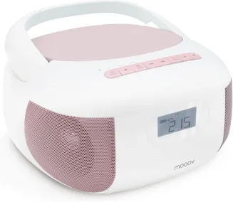 mooov CD Player Radio Eden Bluetooth, MP3 mit USB-Anschluss, Micro-SD-Karte