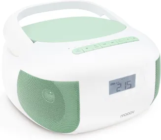 mooov CD Player Radio Eden Bluetooth, MP3 mit USB-Anschluss, Micro-SD-Karte