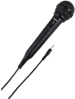 Hama Dynamisches Mikrofon DM 20 Nierencharakteristik Kabel 2,5m schwarz 00046020