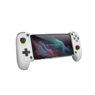Mars Gaming MGPX, Bluetooth 5.0 Gamepad 2in1, RGB Neon, Dual Vibration und Turbo