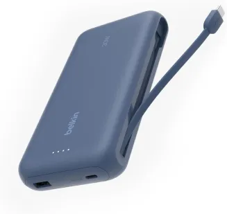 Belkin Portable Powerbank zum Schnellladen mit integriertem Kabel 20K PD 30 W,