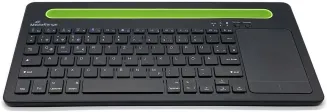 MediaRange kompakte Mulit-Pairing Funk-Tastatur mit 78 Tasten und Touchpad,