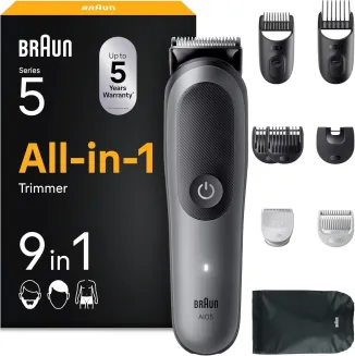 Braun All-in-One Trimmer-Set 5, 9-in-1 Multigroom, Barttrimmer,OVP