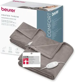 Beurer HD 75 Heizdecke 6 Temperaturstufen, Taupe,180 x 130 cm/*B-Ware /