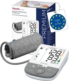 Beurer BM 53 Oberarm-Blutdruckmessgerät, Made in Europe,Klinisch Validiert, Afib