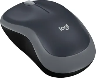 Logitech M185 Standardmaus kabellos USB mit Scrollrad, Schwarz