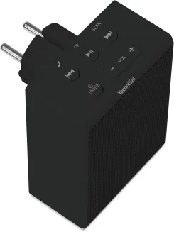 TechniSat VIOLA Steckdosenradio - 1,5 Watt Kompaktes UKW-Radio mit Bluetooth