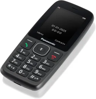 Panasonic KX-TF400EXB 4G Benutzerfreundliches Tastenhandy, Volte, verlässliche