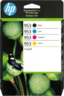HP 953 4-Pack CMYK(4) Original Combo Ink Cartridge