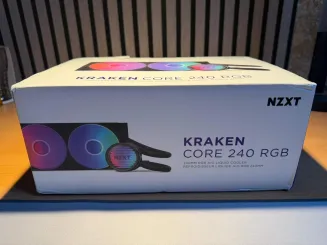 NZXT Kraken Core 240 RGB – AIO CPU-Flüssigkeitskühler – Anpassbares LCD-Display