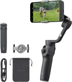 DJI Osmo Mobile 6 Gimbal-Stabilisator für iPhone Android, 3-Achsen-Handy OVP