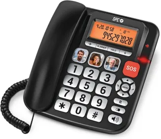 SPC Comfort Numbers Pro | Senioren-Festnetztelefon mit großen Tasten
