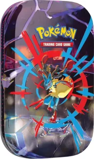 Pokémon TCG: Mega Heroes Mini Tin - Mega Lucario (1 Aufkleber, 1 Kunstkarte & 2