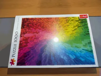 Trefl Puzzle 1000 Teile Premium Quality Buntes 3D Muster – Verpackung beschädigt