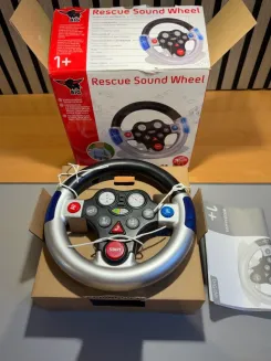 BIG Rescue Sound Wheel Lenkrad mit Licht & Sound – geöffnet