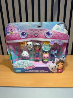 Gabby’s Dollhouse: Der Film – Cat-venture Crew Figuren-Set, 11-teiliges Spielset