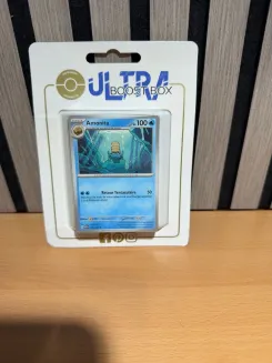 my-booster Ultra Boostbox Pokémon Amonita Karte Französisch OVP