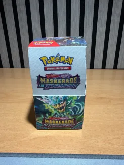 Pokémon TCG Karmesin & Purpur Maskerade im Zwielicht Booster Display DE
