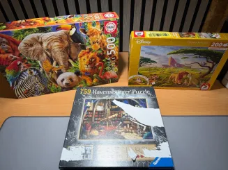 3er Puzzle Set Educa Ravensburger Disney Schmidt 500 759 200 Teile Tiere König