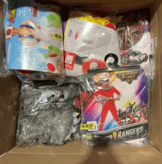 Kinderkostüm Restposten 25 Teile B-Ware Karneval Halloween Händlerpaket S-2