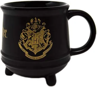 HARRY POTTER (COLOURFUL CREST HOGWARTS) CERAMIC CAULDRON MUG
