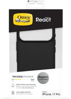 OtterBox React Series MagSafe Hülle für iPhone 17 Pro, stoßfest, sturzsicher,