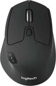 Logitech M720 Triathlon Kabellose Multi-Device-Maus, Bluetooth, USB-Unifying