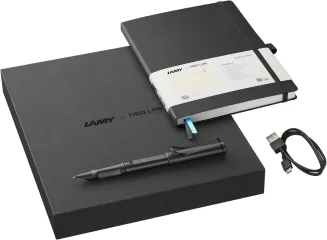 Lamy safari all black ncode Set – safari Smartpen & 192 seitiges digitales Notiz