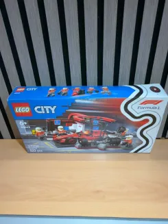 LEGO City 60443 F1 Boxenstopp Ferrari Flitzer OVP 322 Teile