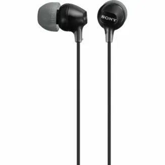 Sony MDR-EX15AP In Ear Kopfhörer kabelgebunden Schwarz Headset