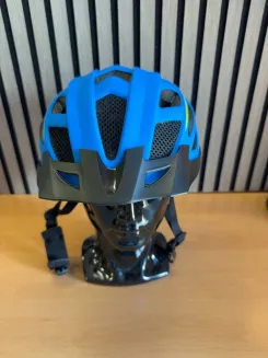 FISCHER Urban Montis Fahrradhelm S/M 52-59 cm Blau Grün LED Visier