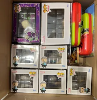 10-tlg. Sammler-Konvolut Funko Pop Marvel Pokémon Nintendo Switch Miraculous