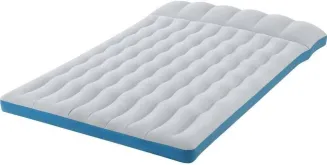 Intex 67999 – Aufblasbare Doppel-Campingmatratze, Laminat, Grau und Hellblau, 12
