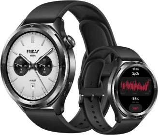XIAOMI Watch S4 Black – 1.43" AMOLED, 2200 Nits, 15 Tage Akku, 5ATM Wasserfest,