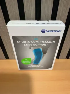 Bauerfeind Sports Compression Knee Support Gr. M Black Kniebandage OVP